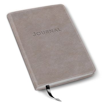 Harbor Desk Journal - Ruled - Glaze Pearl Taupe