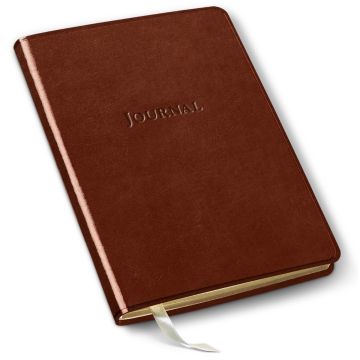Desk Leather Journal (Grid) - 8" x 5.5"