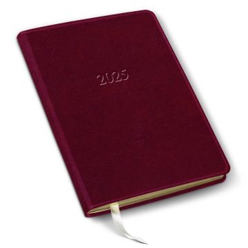 Desk Monthly Leather Planner/Notebook - 8" x 5.5"