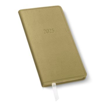 Pocket Weekly Leather Planner - 6" x 3.25"